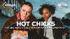 Two females starring in play, Hot Chicks