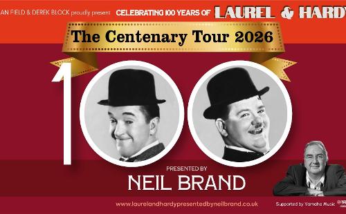 Poster for Celebrating 100 Years of Laurel & Hardy