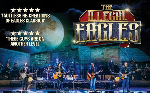Poster for The Illegal Eagles - Hotel California Tour