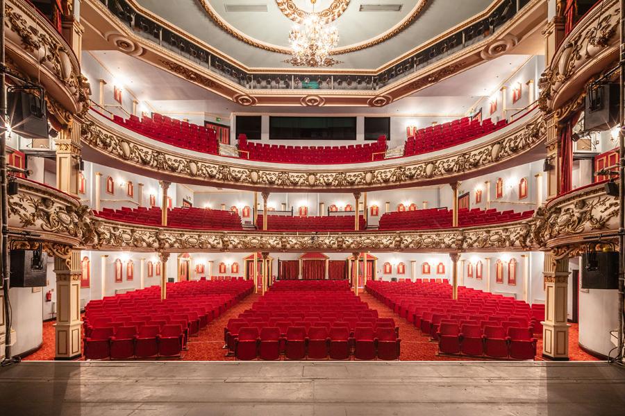 View of the auditorium from the stage